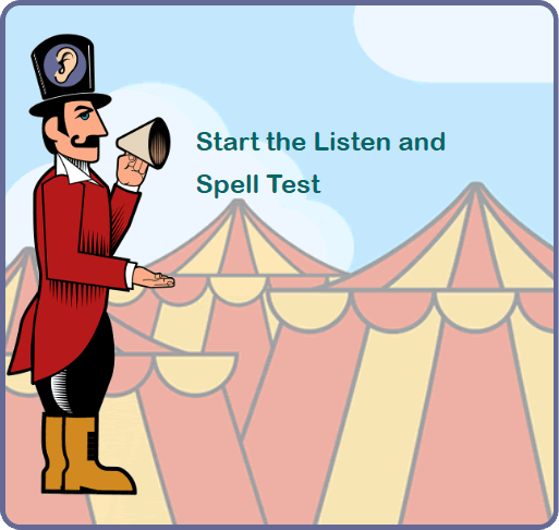 Listen and Spell test