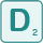 d is 2